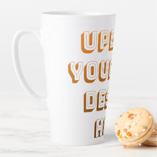 Taza De Café Latte Diseño de carga personalizada del producto