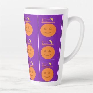 Taza De Café Latte Diseño de disfraces Calabaza Latte Mug