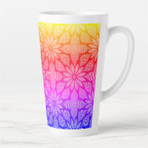 Diseño de estrella geométrica perfecta en rosa