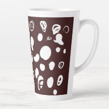 Diseño de frijol Latte Mug