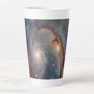 Taza De Café Latte Diseño de galaxia grande