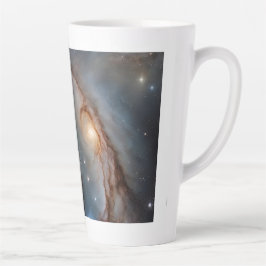 Taza De Café Latte Diseño de galaxia grande