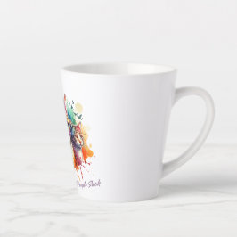 Taza De Café Latte diseño de gatos