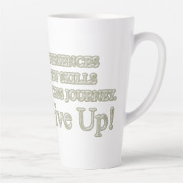 Taza De Café Latte Diseño de ilustraciones personalizadas "Experienci