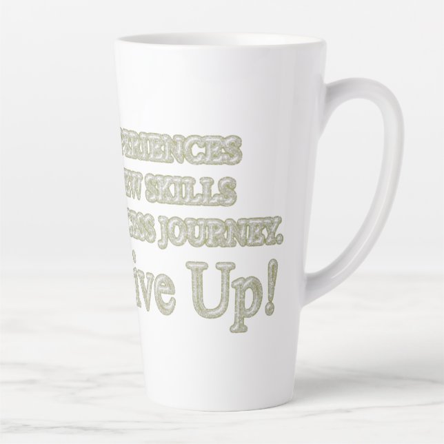 Taza De Café Latte Diseño de ilustraciones personalizadas "Experienci (Derecha)