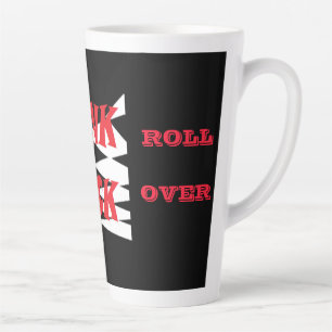 Taza De Café Latte DISEÑO DE LA REGLA DE ROCKERS DE punk