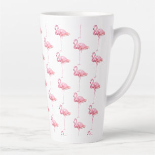 Taza De Café Latte Diseño de la serie Flamingo 1