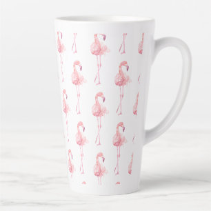 Taza De Café Latte Diseño de la serie Flamingo 2