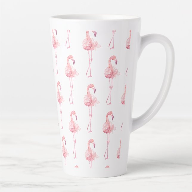 Taza De Café Latte Diseño de la serie Flamingo de licitación 2 (Derecha)