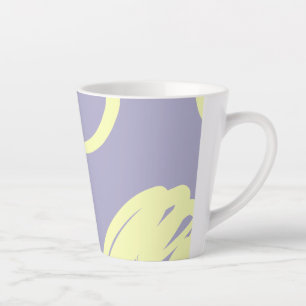 Taza De Café Latte Diseño de líneas móviles Latte Mug