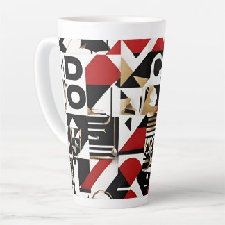 Taza De Café Latte Diseño de lujo grande