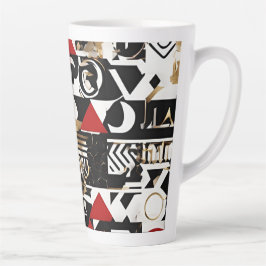 Taza De Café Latte Diseño de lujo grande