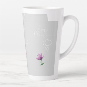 Taza De Café Latte Diseño de Nube Soñadora