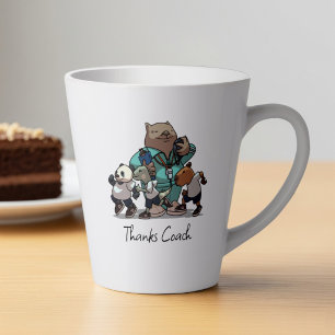 Taza De Café Latte Diseño de regalo de agradecimiento para entrenador