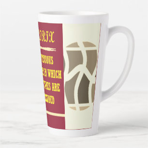 Taza De Café Latte Diseño de tipo educativo de juego de palabras marr