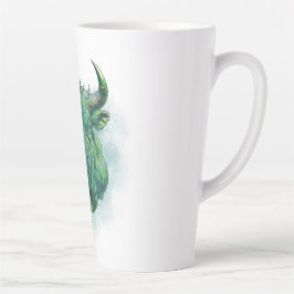 Taza De Café Latte Diseño de toro | Recordatorio | Motivación
