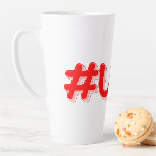Taza De Café Latte Diseño "EEUU". ¡Hazte con una en Zazzle