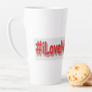 Taza De Café Latte Diseño elegante de "iLoveNetherlands". ¡Hazte con