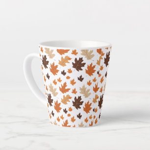 Taza De Café Latte Diseño estético de otoño acogedor