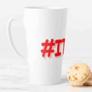Taza De Café Latte Diseño "ITALIA". ¡Hazte con una en Zazzle