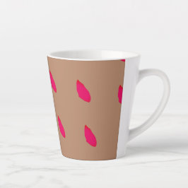Taza De Café Latte Diseño poético moderno Latte Mug