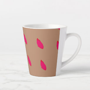 Taza De Café Latte Diseño poético moderno Latte Mug