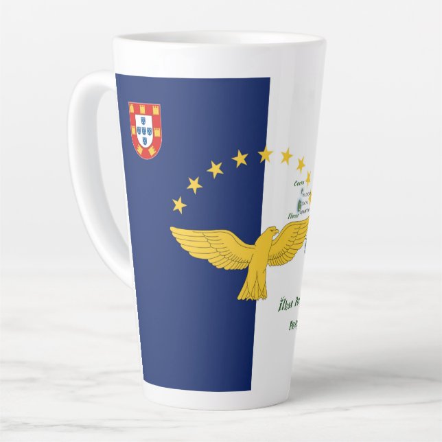 Taza De Café Latte Diseños de Portugal (Ángulo izquierdo)