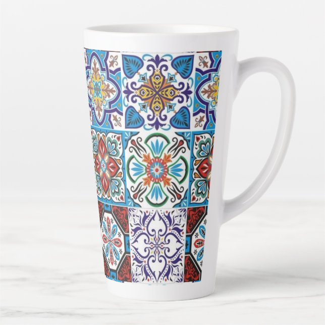 Taza De Café Latte Diseños de Portugal (Derecha)