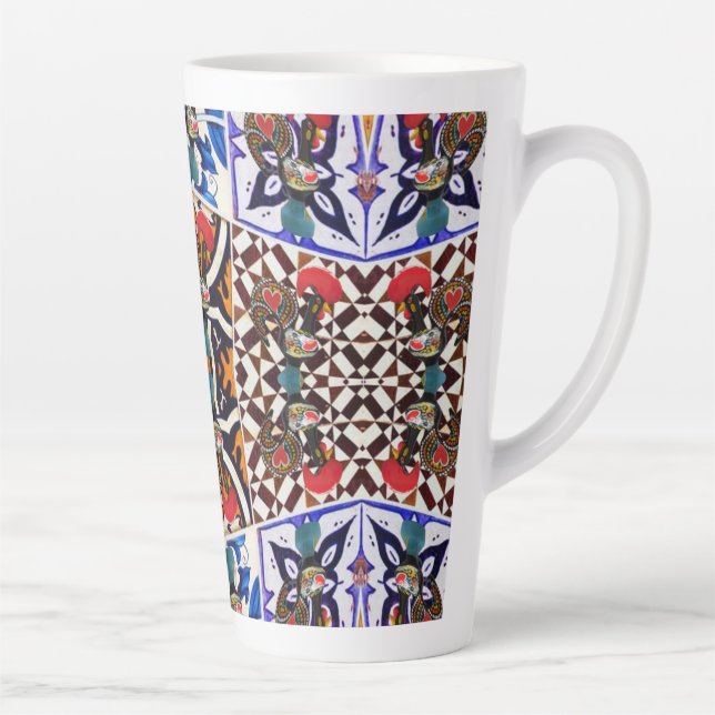 Taza De Café Latte Diseños de Portugal (Derecha)