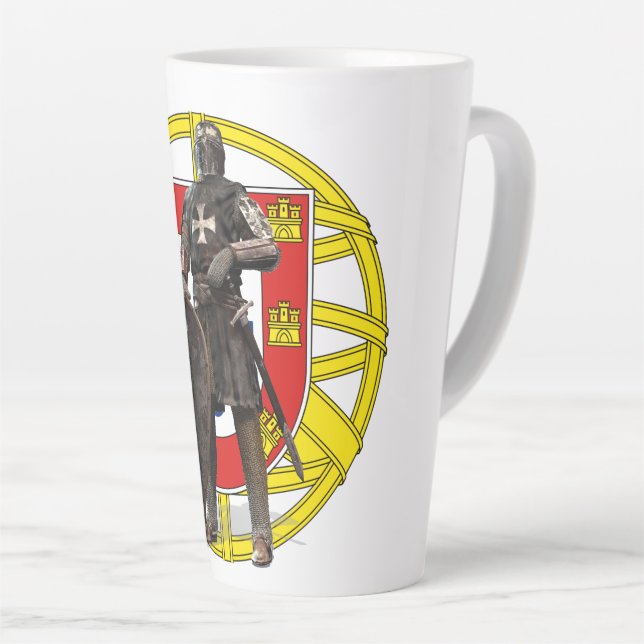 Taza De Café Latte Diseños de Portugal (Ángulo derecho)