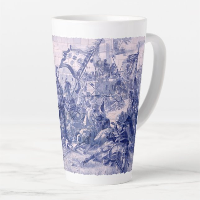 Taza De Café Latte Diseños de Portugal (Ángulo derecho)