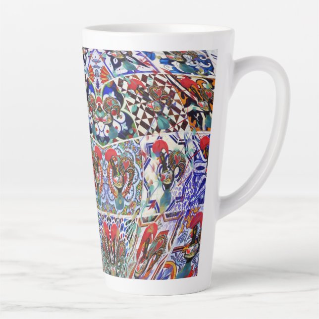 Taza De Café Latte Diseños de Portugal (Derecha)