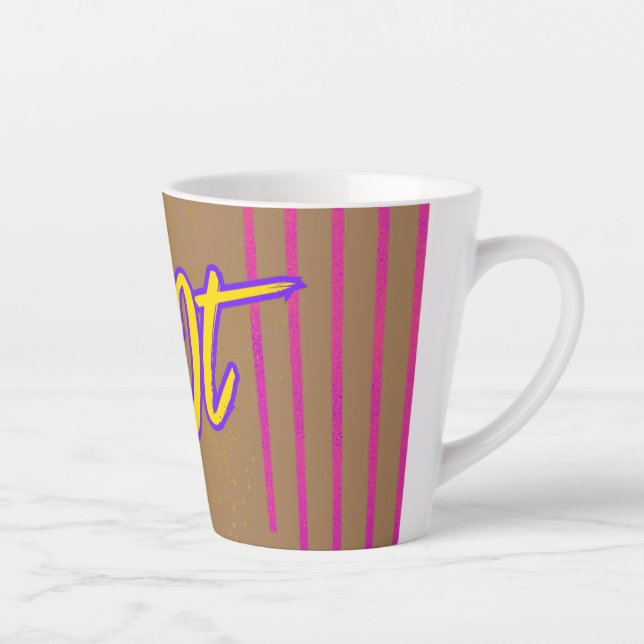 Taza De Café Latte Diseños únicos de Latte Mug de moda en Zazzle (Derecha)