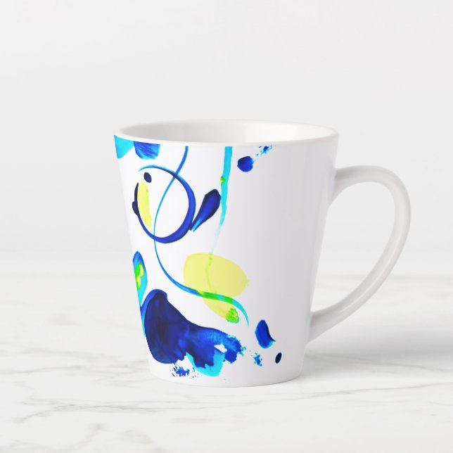 Taza De Café Latte Distraction 1 (Derecha)