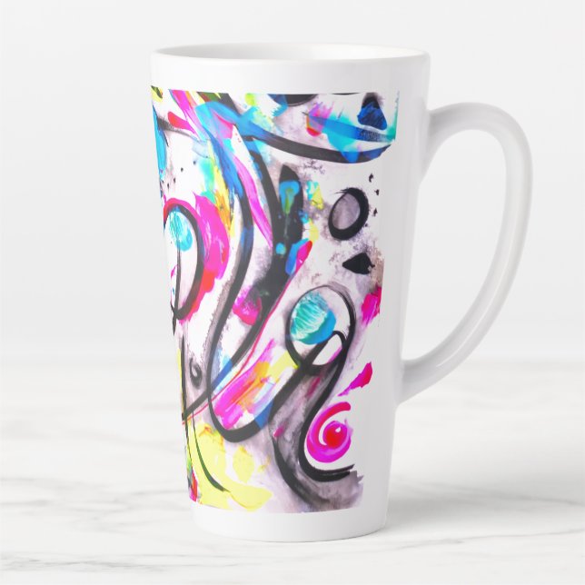 Taza De Café Latte Distraction 3 (Derecha)