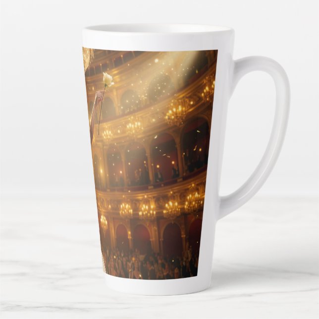 TAZA DE CAFÉ LATTE DIVÁ DE ÓPERA (Derecha)