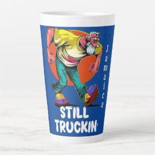 Taza De Café Latte Diversión aún en camioneta