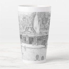 Taza De Café Latte Diversión de verano