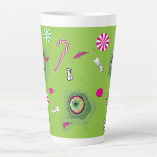Taza De Café Latte ¡Diversión Funky Dulce Muerte Y Dulce!