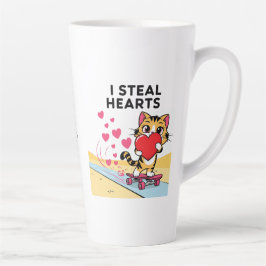 Taza De Café Latte Divertido Día de San Valentín para parejas y amigo