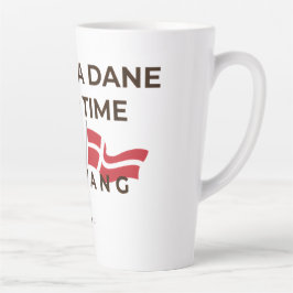 Taza De Café Latte Divertido Mug Danés