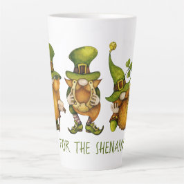 Taza De Café Latte Diviértete con las travesuras de los gnomos irland