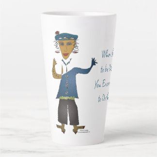 Taza De Café Latte 'DJ' - Atrévete a ser diferente de Latte Mug