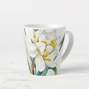 Taza De Café Latte Doble Narciso, Pierre-Joseph Redouté, 1827