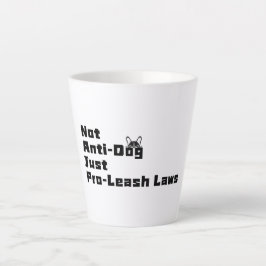 Taza De Café Latte DogGoneIt - Leyes pro-Leash-12oz