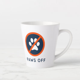 Taza De Café Latte DogGoneIt - Paws Off - 12 oz