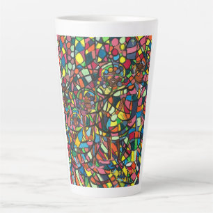 Taza De Café Latte "Domingo de Pascua" Latte mug