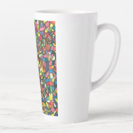 Taza De Café Latte "Domingo de Pascua" Latte mug