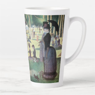 Taza De Café Latte Domingo por la tarde, Isla La Grande Jatte por Seu