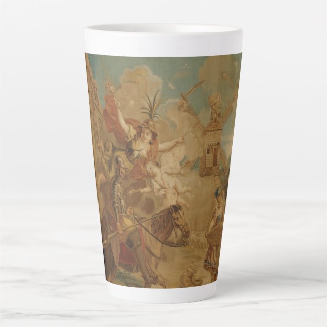 Taza De Café Latte Don Quixote Guided by Folly, 18th century tapestry (Anverso)